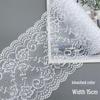 15cm Colorful Soft Elastic Lace Trim for Lingerie and Skirt Hem