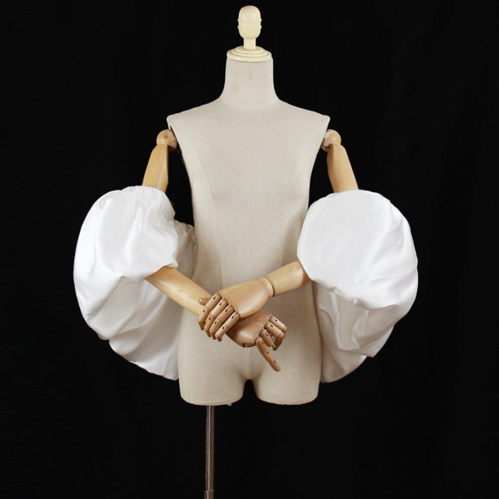 Ruffles Hand Sleeves 110cm Arm Warmer DIY Prom Dress Gloves  Dress Accessories