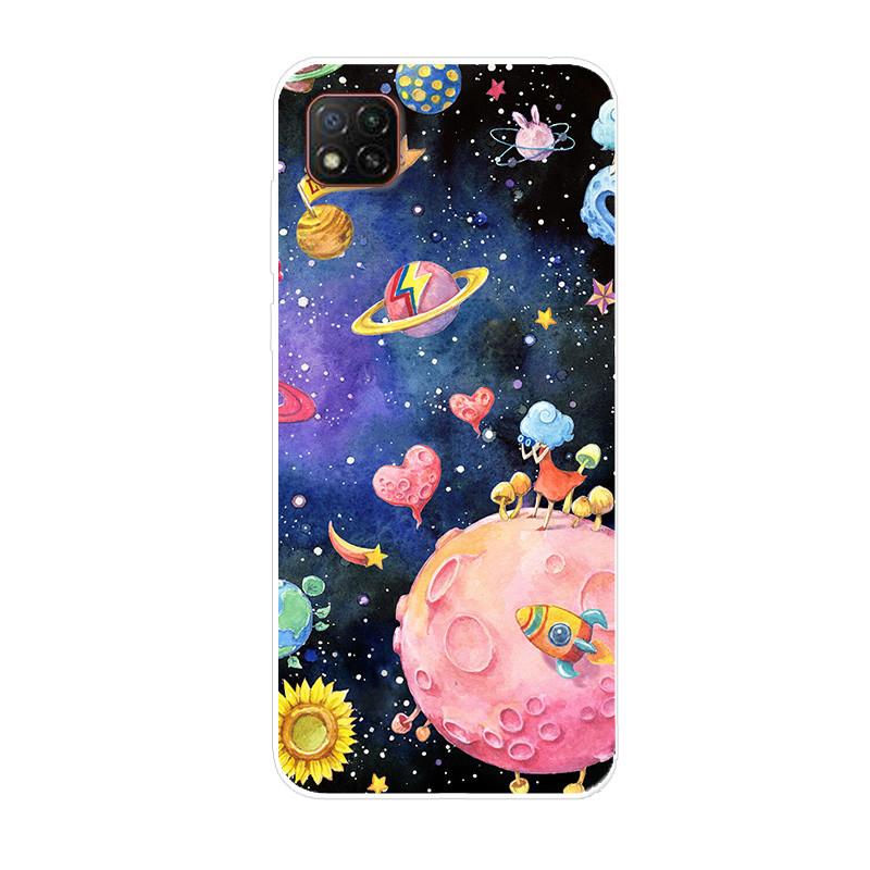 Soft Silicone Case For Xiaomi Redmi 9C NFC Case Soft TPU Christmas Phone Case For Xiaomi Redmi 10C 9C Case Redmi 9 C NFC Cover