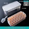 ZISIZ Soft-Press Ice Cube Tray with Lid