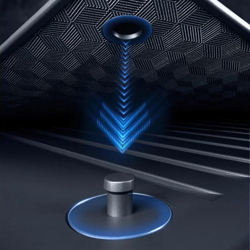 Floor Mat with Carpet for Tesla Model Y 2025 Accessories High-quality Waterproof Anti-Slip TPE Floor Liner for Model Y 2025-2025