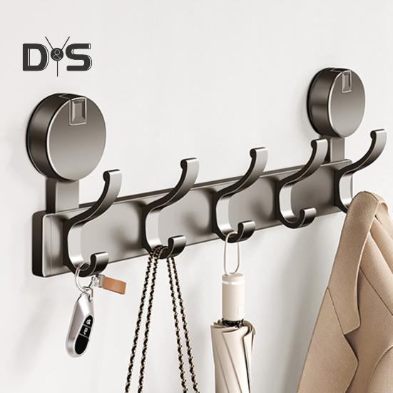 Saugnapf-Türhaken Badezimmer-Handtuchhalter Starke Tragkraft Rostfrei Einfache Installation Multifunktionaler Handtuchhalter Duschhaken