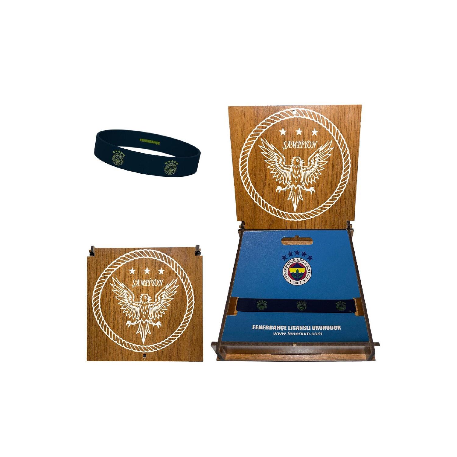 

Gift Wooden Box Bracelet With Licensed Logo Standart жовтий