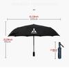 rvcr3 Car Automatic Folding Windproof Sunshade Umbrella For Mitsubishi Outlander Pajero Asx L200 Ralliart Lancer EX Evolution X Triton