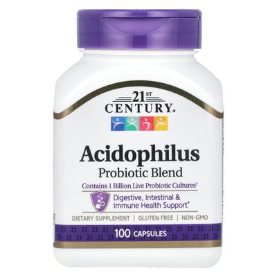 Mélange probiotique Acidophilus, 100 capsules