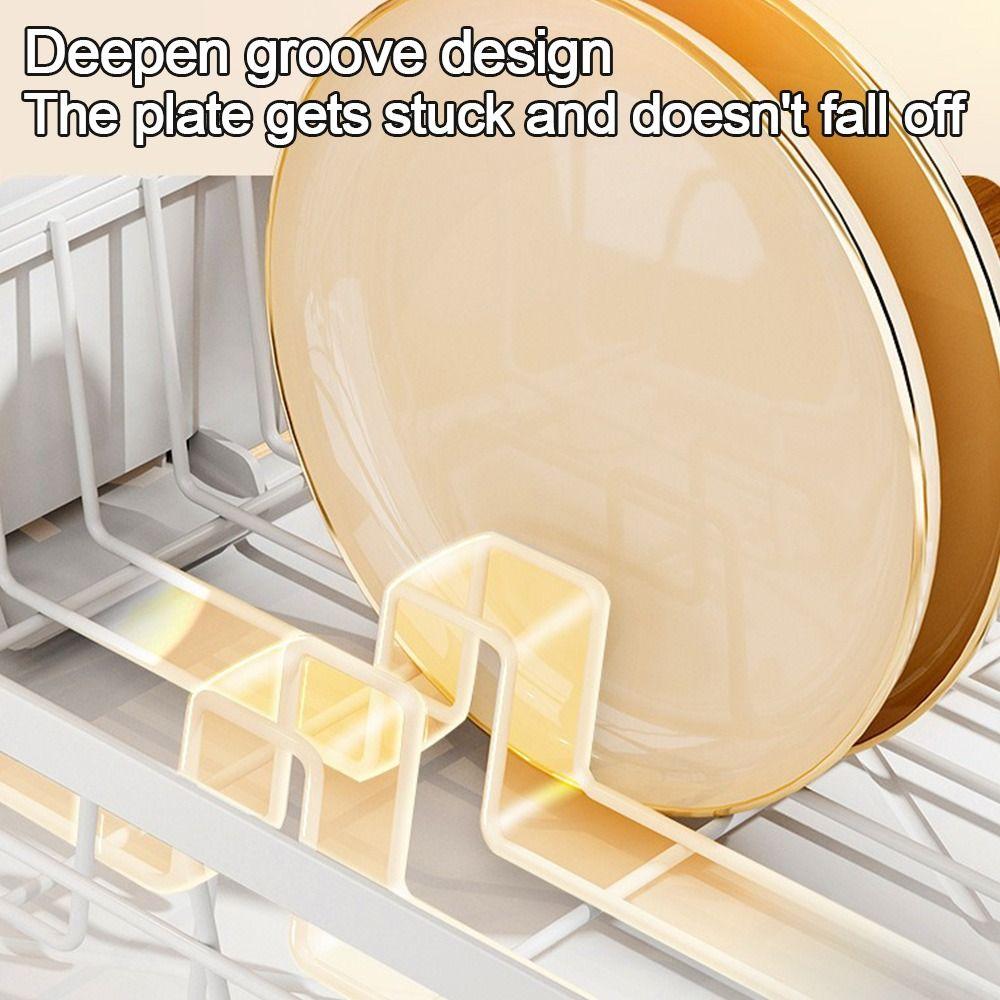 Großer Geschirrabtropfständer mit automatischer Trocknung Geschirrständer Neuer Küchenarbeitsplattenständer