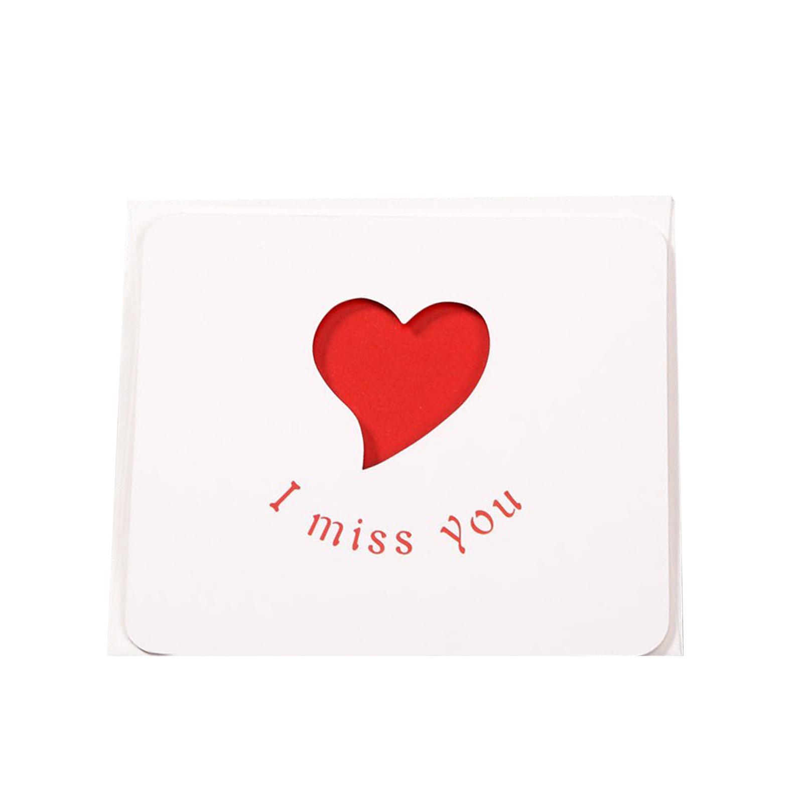 

-cut Greeting Cards, Birthday Cards, And Love Message Cards, With Envelopes Included, Suitable For Weddings, Parties, Birthdays, And Other Occasions. One Size