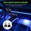 Mini USB LED Light Car USB LED Interior Atmosphere Light Adjustable Brightness Laptop Keyboard Home Office Decoration Night Lamp