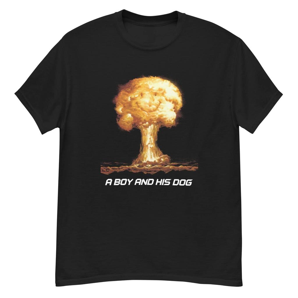 A Boy and His Dog cult post-apocalypse film fan art t-shirt