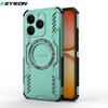 KEYSION Hollow Heat Dissipation Case for Realme 15T 5G Silicone+PC Magnetic Cooling Shockproof Phone Cover for Realme 15T