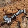 Thor Hammer Pendant Necklace Stainless Steel Viking Amulet Norse Rune Mjolnir Jewelry Gift for Men