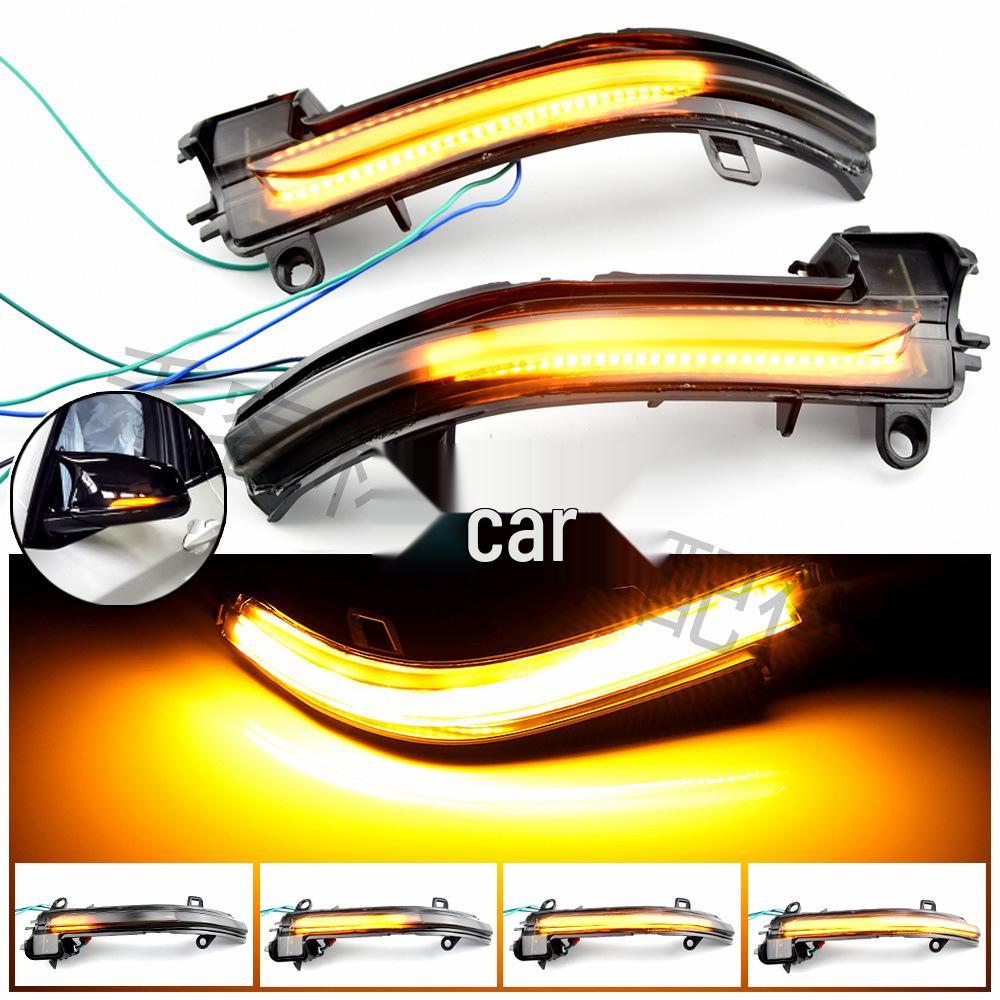 Designed for BMW X2, X1 F48/F49, and 1/2 Series F45/F46/F52: Rearview Mirror Sequential Turn Signal Light