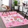 1pc Sanrio Kulomi Soft Printed Area Rug, Office Carpet, Under Chair Protector Blanket for Bathroom, Living Room, Bedroom, Laun