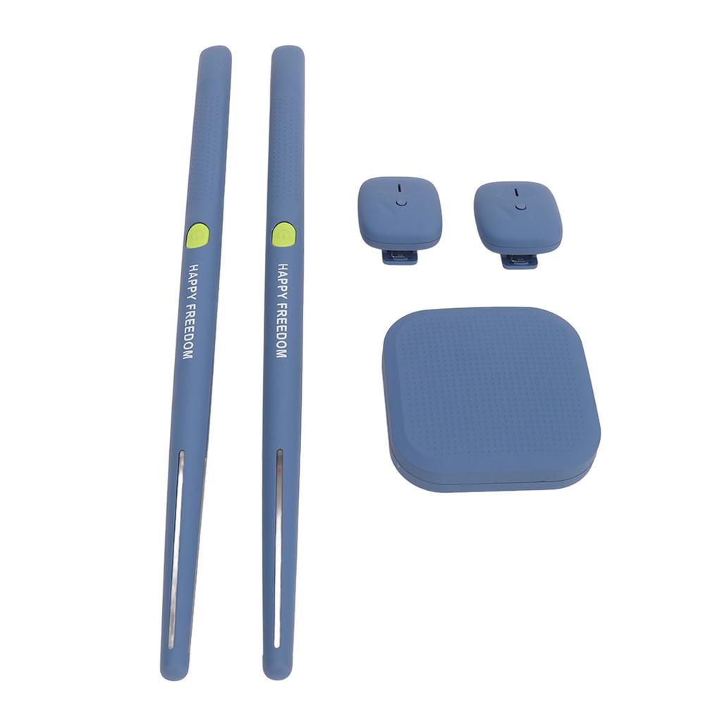 Virtual Drum Kit Virtual Reality Drum Set Portable Electronic Drum Set for Beginners Children Adults Blue