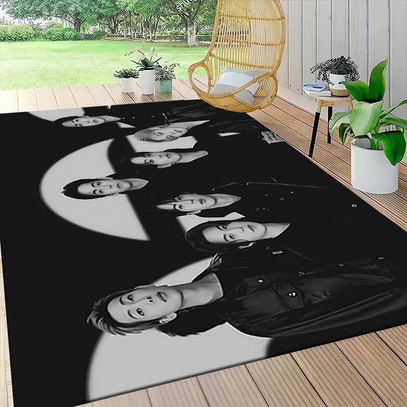 Moonlit Shadows Collective Carpet Rug Soft Washable Antislip Home Living Room Sofa Mats Personalized Christmas Rug