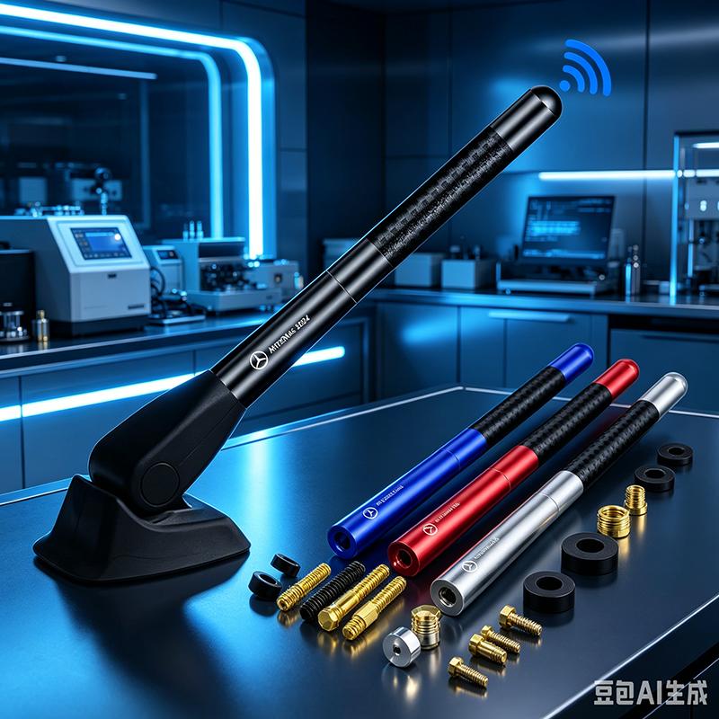 Car Radio Antenna FM/AM Metal Receiving Antenna Car Stickers For Mercedes-Benz C320 CL55 CL600 CL65 C240 C280 C320 W203 W204