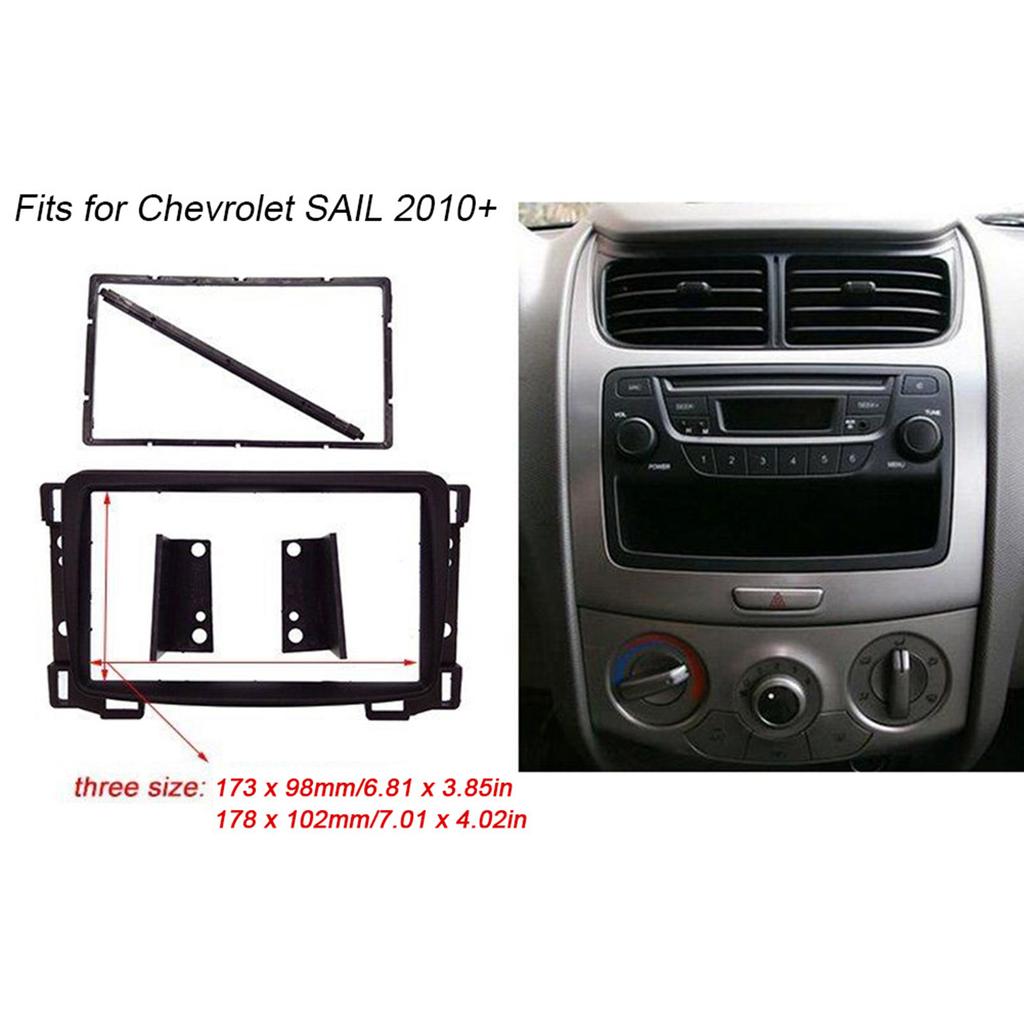7in 2DIN Radio DVD Navigation Fascia CD Panel Dash Frame Fits for Chevrolet SAIL 2010+