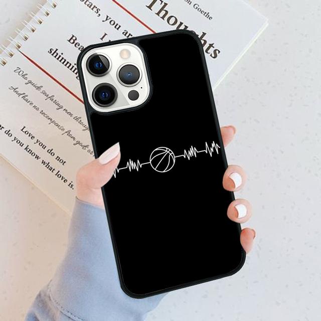 Basketball Heart Beat Phone Case For For IPhone 18 17 Air 16 15 11 12 13 14 Pro Max Plus Coque