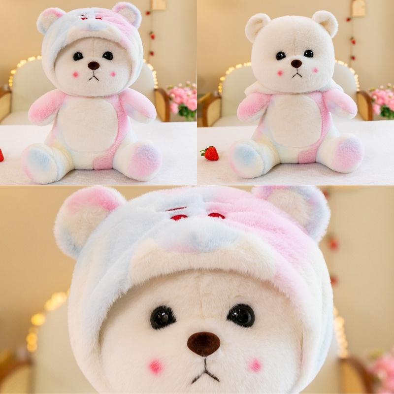 Lina Teddy Bear Plush Toy Colorful Soft Pp Cotton Stuffed Animal Gifts