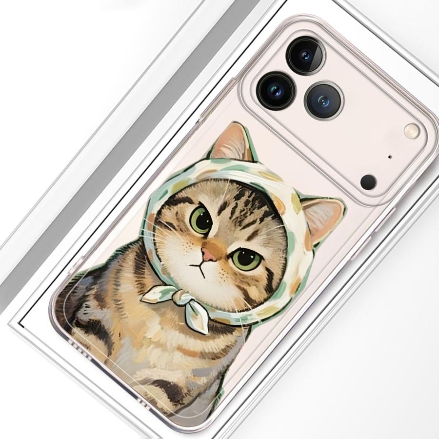 Cartoon Cat Soft Phone Cover Case for iPhone 17 Pro Max Air 7 8 16 11 14 Plus XS Max XR 12 Mini 15 13 Pro