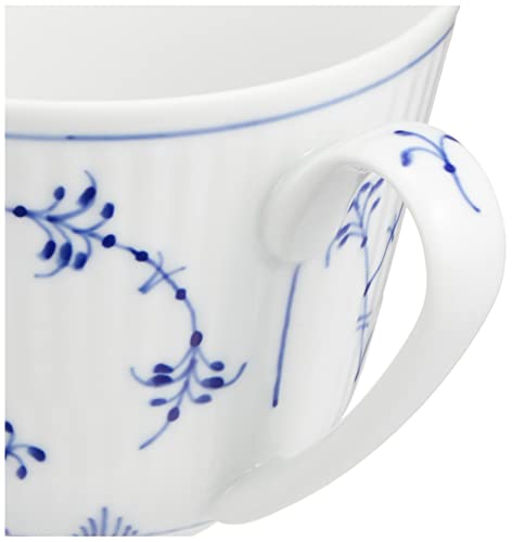 [Officially Imported] Royal Copenhagen Blue Fluted Plain Cup & Saucer Pair, Wedding Gift, 1053582