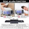 Alarm Clock Multifunctional Electronic Digital Clock Luminous Alarm Clock Radio Projection Clock DC5V Power Supply