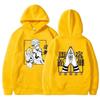 Mote Anime Jujutsu Kaisen Ryomen Sukuna Trykket Hettegenser Langermet Sweatshirts Kvinner Harajuku Streetwear Pullovers