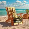 Personalized Customized Proof Beach Towel with The Fellowship of the Ring Pattern - Soft, Absorbent,quick-drying,perfect Swimming,camping&bathing