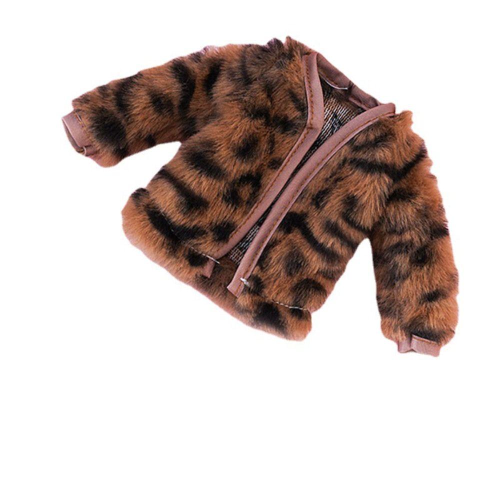 Winter Plush Overcoat Fashion 1/6 Doll Clothes High Quality DIY Toys  30cm Doll