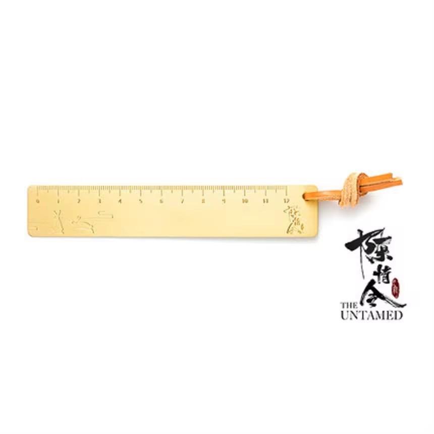 

The Untamed Grandmaster of Demonic Cultivation Wangji Wuxian Copper Brass Ruler Cosplay props gifts