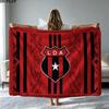 Alajuelense Logo Print Flannel Blanket High Quality Warm Comfortable Cover for All Seasons Perfect for Gifts Home Decor