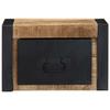 VidaXL Bedside Table 40x35x25 Cm Solid Raw Mango Wood, Bedside Cabinet, Bedroom Furniture, Table of 4015945