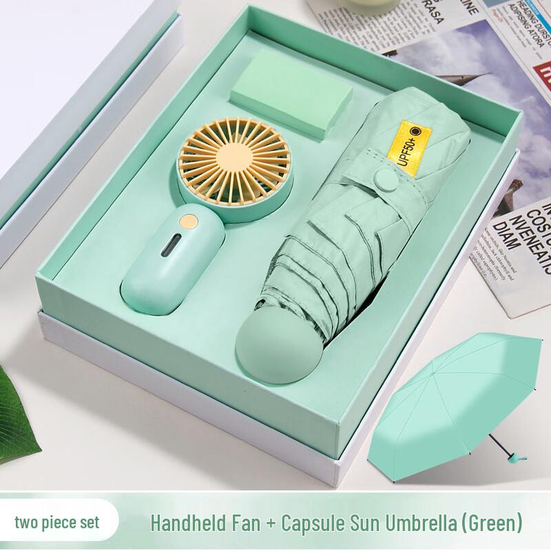 Подарочный набор Shangqi: термос, веер и зонт