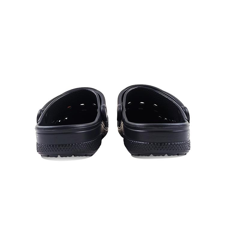 Crocs Classic Clog EVA Beya Beach Hand-painted Sweet and Cute Niche Versatile Campus Style Clogs Unisex Black