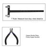 Archery Tuning Tool Kit Recurve Bow T Square Bow Ruler Arrow Nocking Points Practical Aluminium Alloy