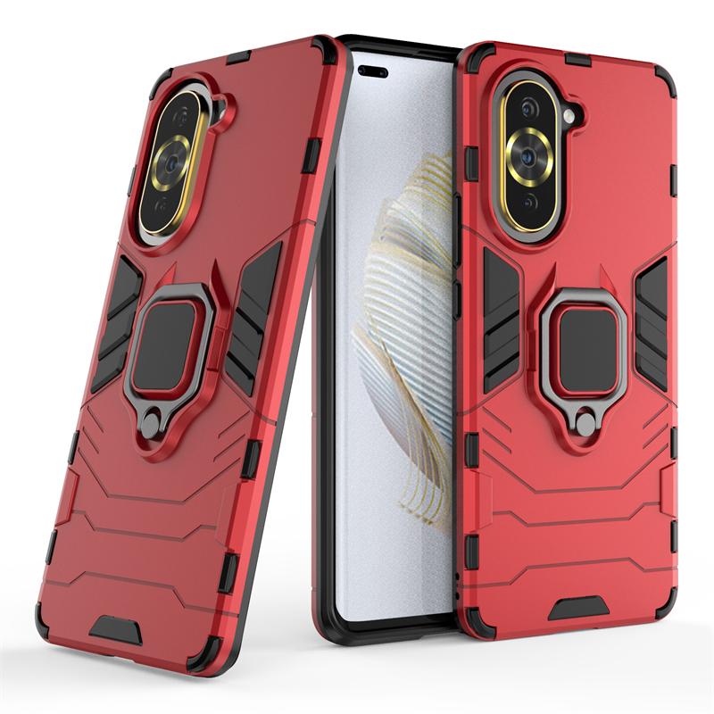 

Для Чехол Huawei Nova 10 Pro Чехол Для Huawei Nova 10 Pro Capas Новый Ударопрочный Магнитный Держатель Чехол Huawei Nova 10 Pro Fundas For Nova 10 красный