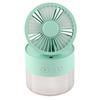 Mini Water Cooled Fan Foldable Small Desk Cooler Fan ABS USB Spray Mist Electric Fan for Home Library Office