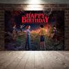 Stranger Things Birthday Backdrop For A Thrilling Party Atmosphere