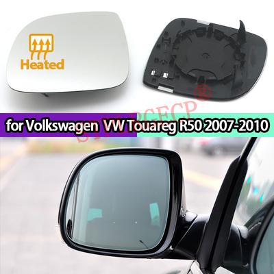 For Volkswagen VW Touareg R50 2007-2010 Left Right Door Side Wing Mirror Glass Heated Clear Rear View Rearview LH RH