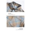 Men's Plaid Button-Up Shirt, Loose Fit Long Sleeve Collared Shirt, Casual Shirt Top