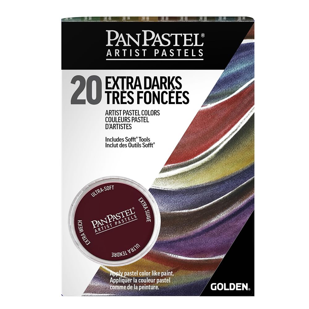 Holbein PanPastel 20 barev extra tmavý odstín 30207
