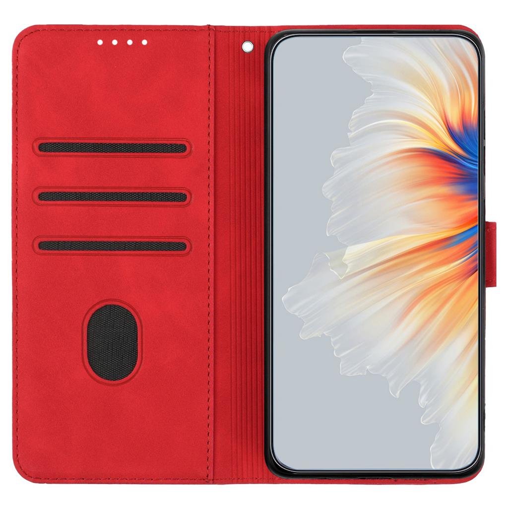 YX0030 For Realme C67 4G Wallet Case PU Leather Phone Cover Smile Imprinted