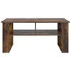 Coffee Table Smoked Oak 96 x 54 x 44 cm Wood Based Material
