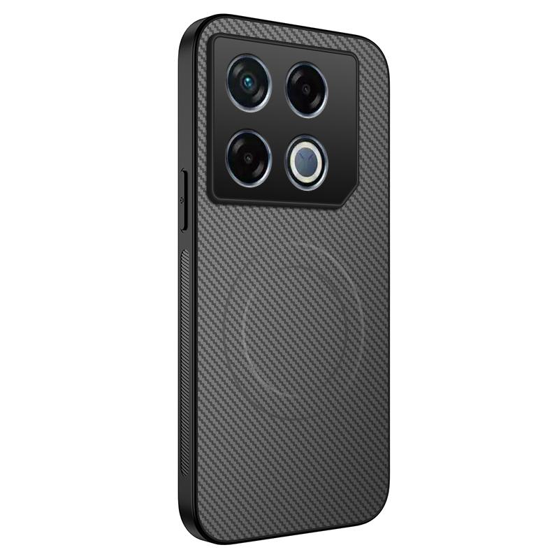 

Роскошный матовый чехол-броня из углеродного волокна для телефона Infinix GT 30 Pro 5G / Infinix GT 20 Pro, противоударный, с магнитом для автомобиля, твердый Infinix GT 30 Pro серый