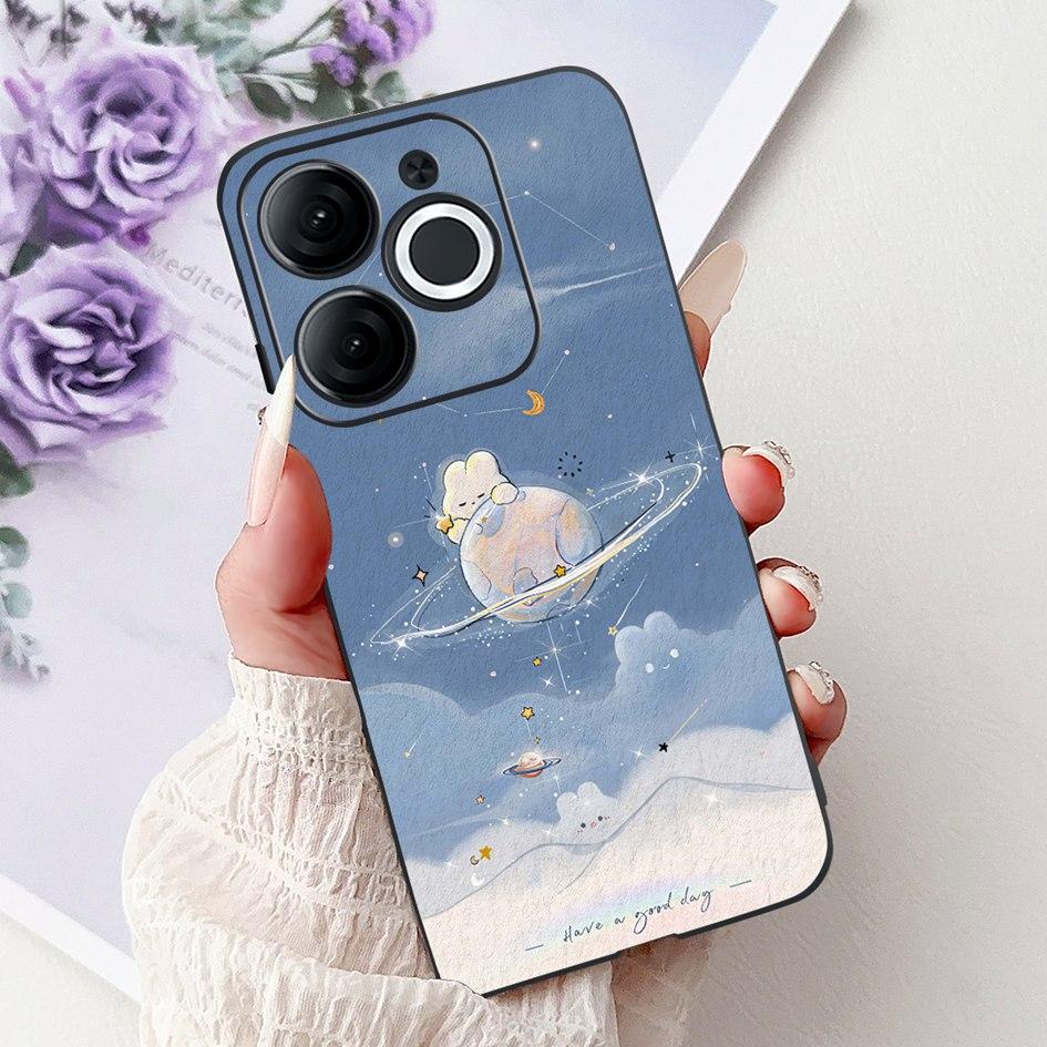 For Itel A80 Case A671L A671LC Cover Popular Dragon Cartoon Soft Silicone Protect Phone Shell For Itel A70 A665L A 70 A 80 Funda