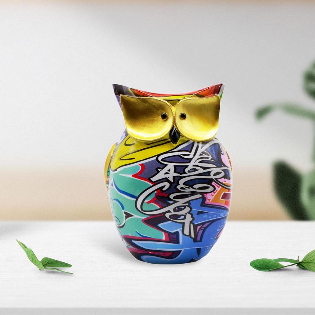 Elegant Owl Sculpture for Home Decoration Gift Bird Admirers