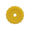 50pcs Solid Color Round Silicone Beads 12mm Flower Silicone Beads  For Bracelet Making
