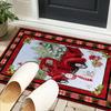 Christmas Vintage Truck Office Rug Chair Mat, Game Carpet, Suitable for Front Door, Bedroom, Living Room, Desk, Holiday Gift