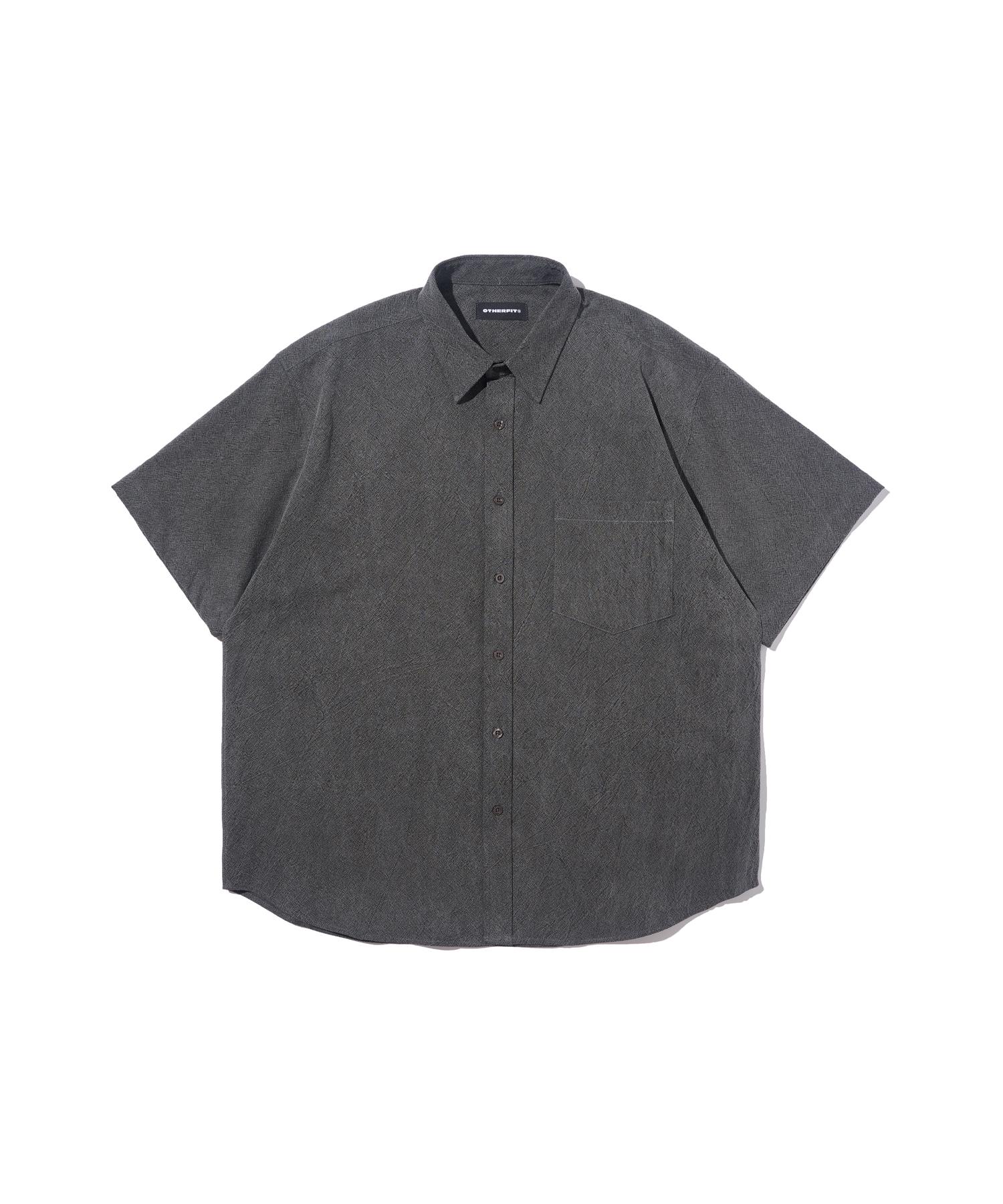 Ader Fits Pigment Single Short Sleeve Shirt (Charcoal) Free