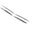4Pcs Set Front Fog Lamp Grille Spoiler Chrome Trim Replacement for Mercedes‑Benz GLC‑Class X253 AMG Line 2016‑2019